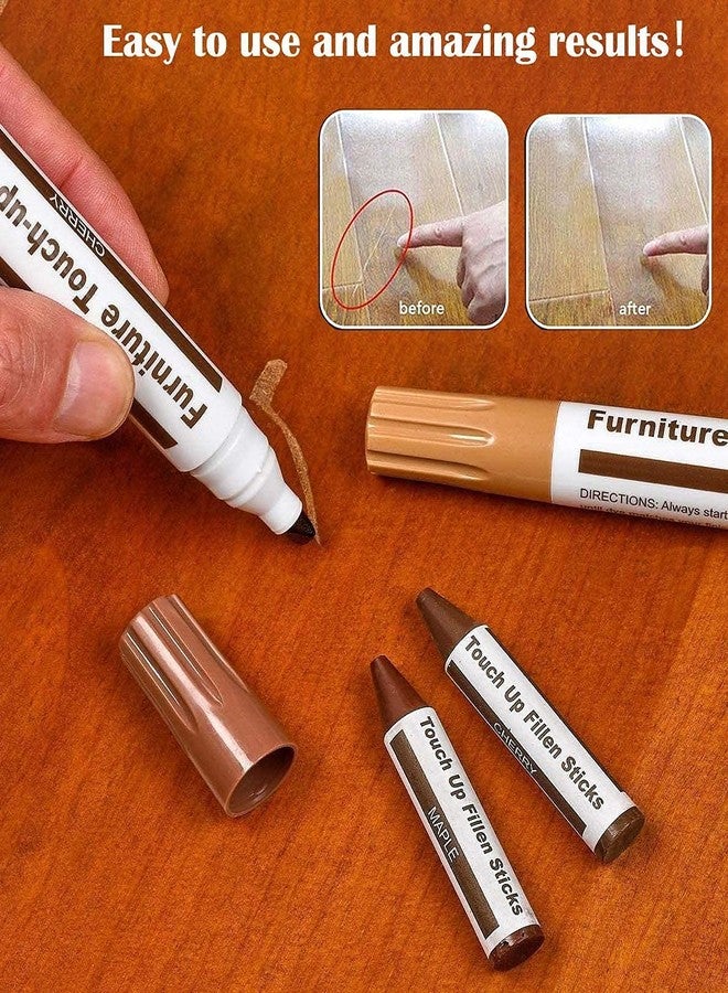 Lifreer Revolutionary Furniture Touch Up Markers, 12 Colors Wood Scratch Repair Markers Kit - Perfect for Stains, Scratches, Wood Floors, Tables, and Bedposts - Easy to Use and Long-Lasting Results! - Image 3
